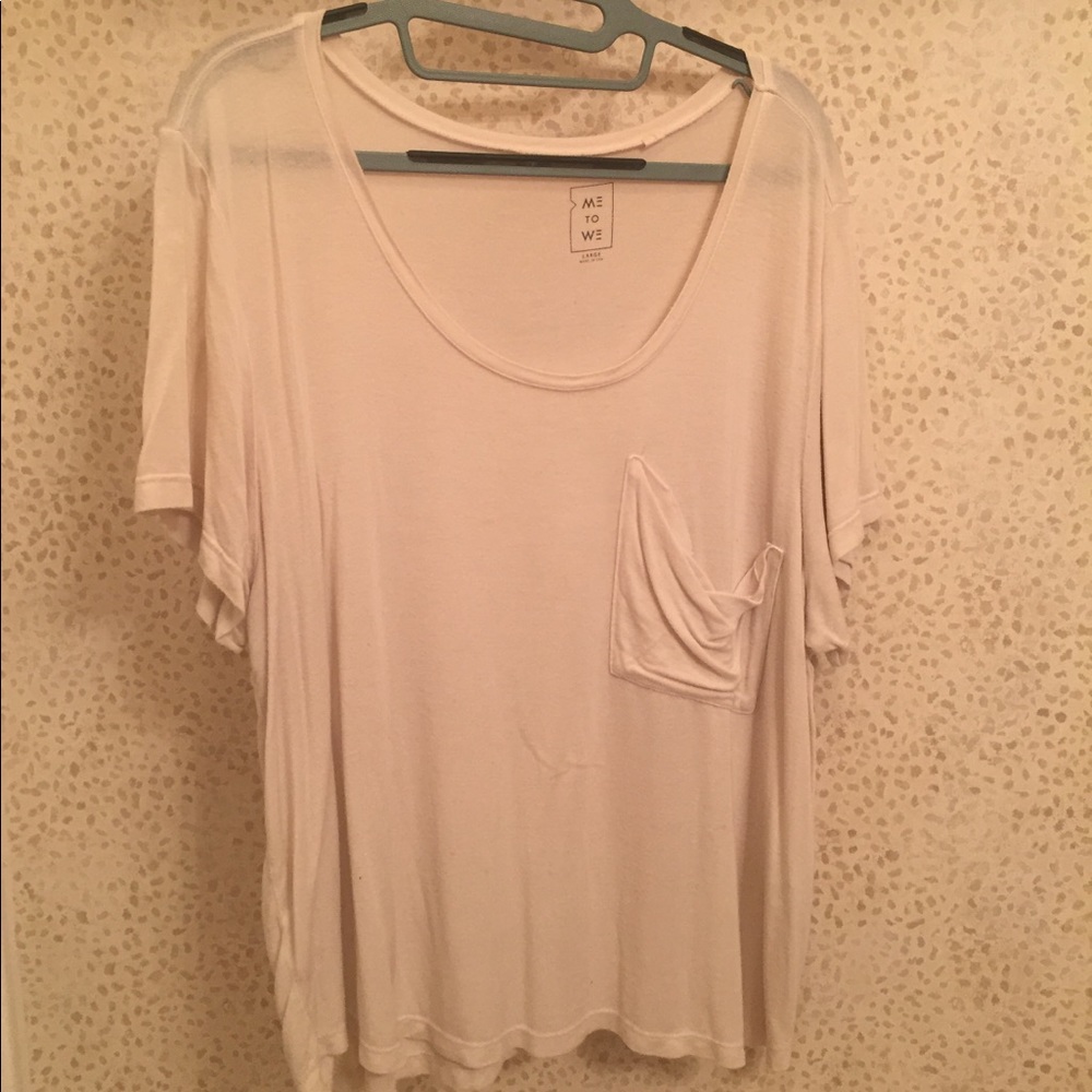 White Oversized Tee